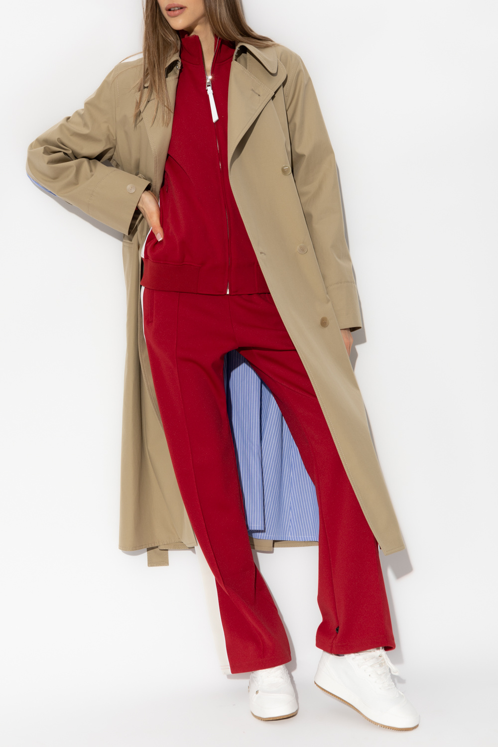 Red Sweatshirt with logo Loewe - loewe anagram cotton jersey